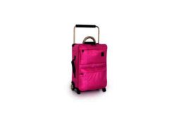 IT World's Lightest Small 2 Wheel Suitcase - Pink